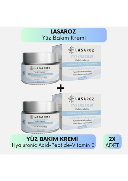 Yüz Bakım Kremi E Vitamini Nemlendirici Ton Eşitleyici Besleyici Bakım Kremi 50 ml