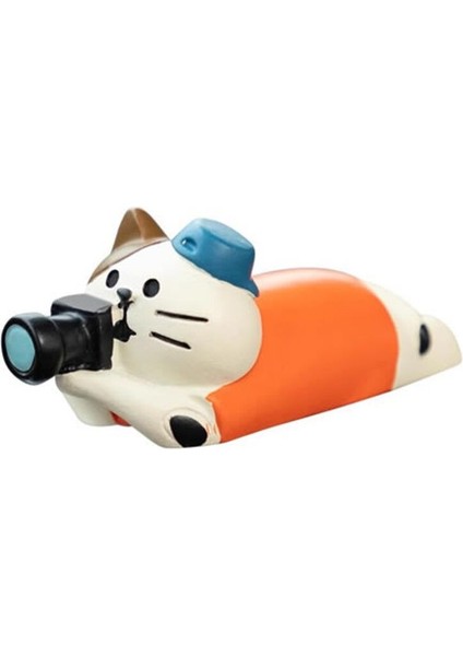 Fotoğraçı Kedi Mini Figür