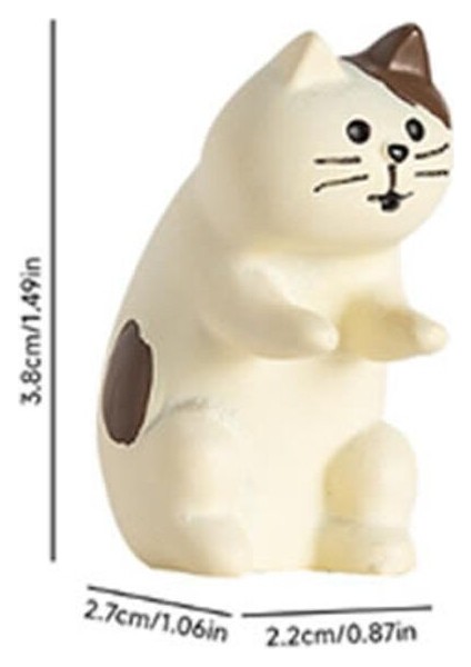 Piyanist Kedi Mini Figür