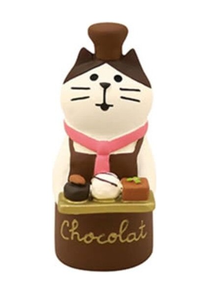 Çikolatacı Kedi Mini Figür