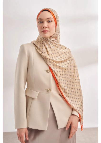 Ithal Vual Monogram Desen Şal -52929
