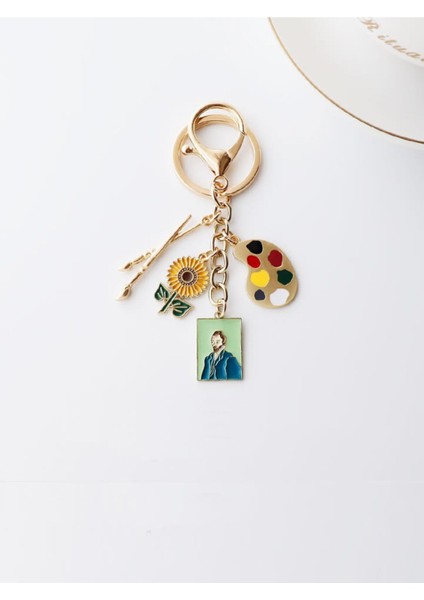 Van Googh Metal Charm Anahtarlık