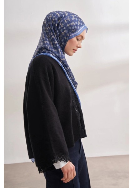 Ithal Vual Monogram Desen Şal -52929