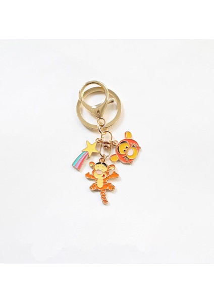 Kaplan Tiger Metal Charm Anahtarlık