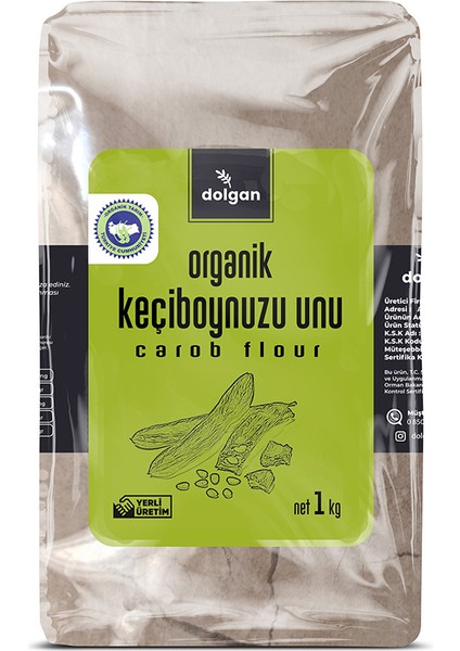 Organik Keçiboynuzu Unu 1 Kg