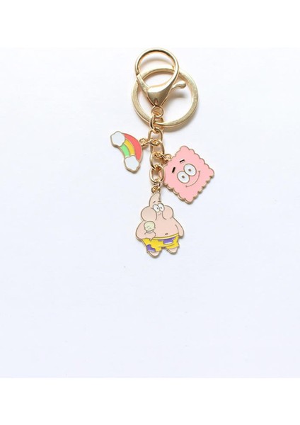 Patrick - Sünger Bob Metal Charm Anahtarlık
