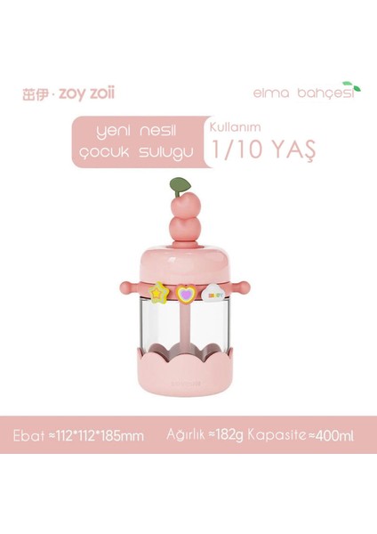 Zoyzoii Cherry Tritan Suluk