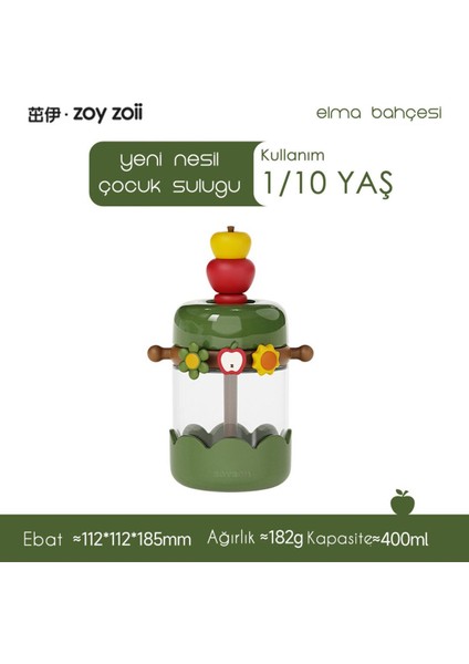 Zoyzoii Apple Tritan Suluk