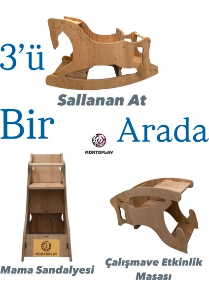 Sallanan At 3'ü Bir Arada