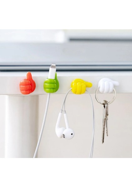 El Şeklinde Kauçuk Çok Amaçlı Kablo Tutacak 10 Adet fiyatları