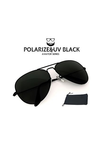 Güneş Gözlüğü Polarize Uv Aviator Design
