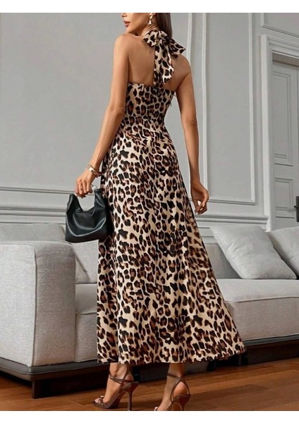 Kadın Omuzlardan Açık Boyundan Çapraz Bağlama Detaylı Süprem Elbise fırsatları