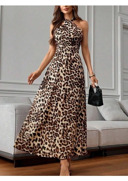 Kadın Omuzlardan Açık Boyundan Çapraz Bağlama Detaylı Süprem Elbise indirimleri