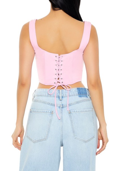 F21 Kalp Yaka Korse