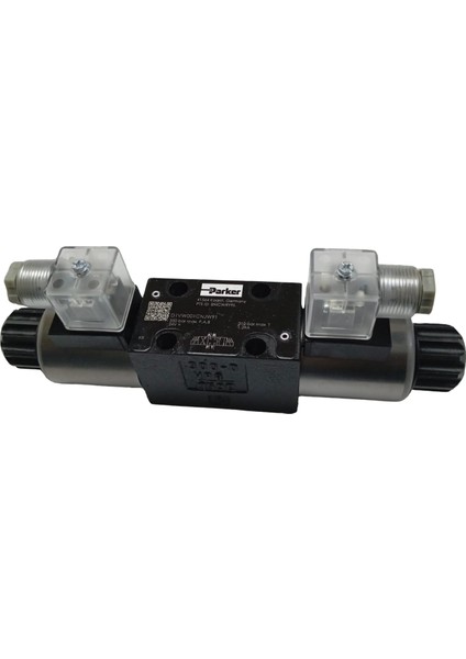 Hidrolik Valf D1VW001CNJW Kapalı Merkez Çift Bobin Ng6 Cetop3 Elektrikli Yön Kontrol Valfi 24VDC