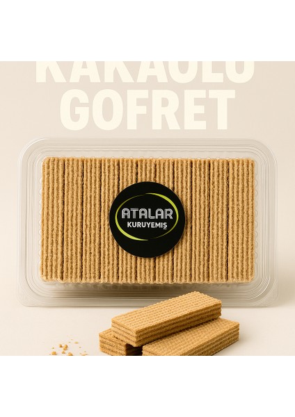 Kakaolu Gofret 300 gr – Çıtır Katlarda Yoğun Kakao Lezzeti
