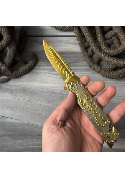 Akrep Motifli Çelik Çakı fiyatları