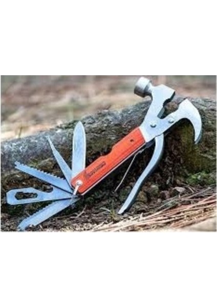 Çekiçli Çok Amaçlı Kampçı El Aleti