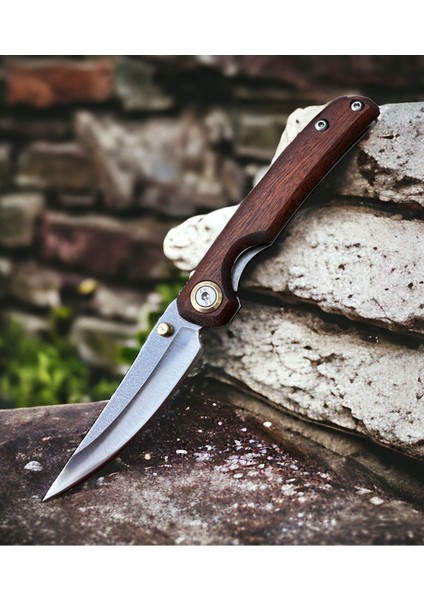 Ceviz Kabze El Yapımı Cep Çakısı