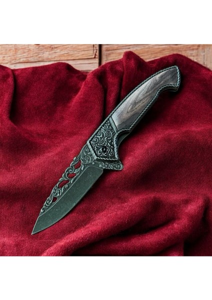 Ahşap Işlemeli Çelik Çakı fiyatları