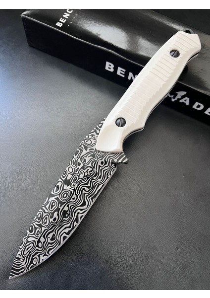 Benchmade Damasgus Işleme Avcı Bıçağı