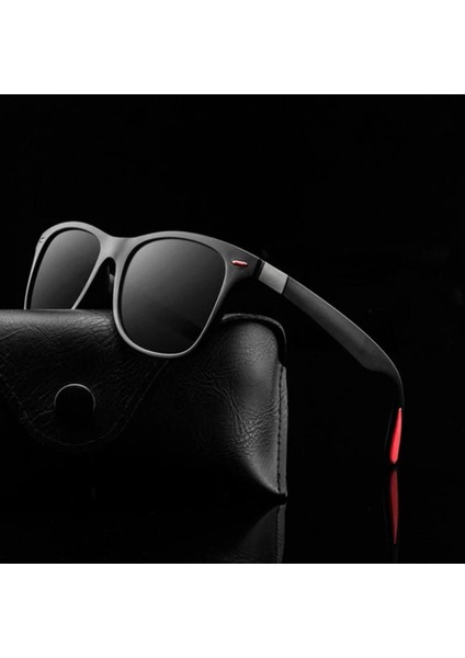 Wayfarer Kırmızı Lı Unisex Güneş Gözlüğü