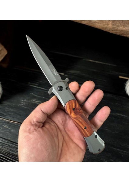 Jeep Ahşap Kabze Çelik Çakı fiyatları