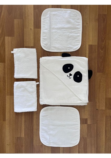 Ayıcık Panda Şekilli Bebek 0-3 Yaş Çocuk Havlusu fiyatları