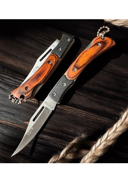 Ahşap Çelik Katlanabilir Emniyetli Manuel Çelik Çakı