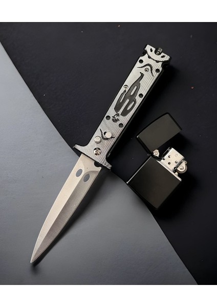 Chaplin Adamlı Çelik Çakı Büyük Boy Çakmak