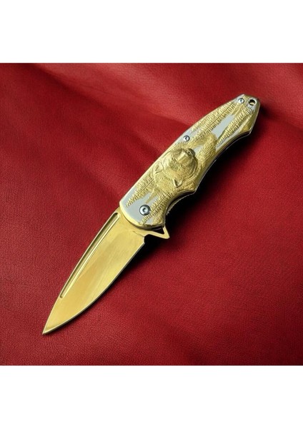 Gold Kurt Kabartmalı Çelik Çakı fiyatları