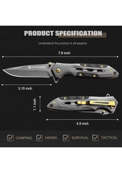 Chongming Gri Efsane Model Çakı 21 cm fiyatları