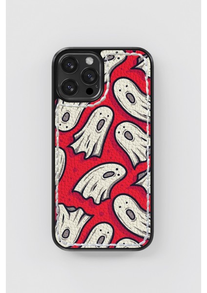 Ghost Deri ve Dikişli Telefon Kılıfı