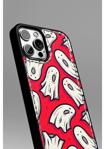 Ghost Deri ve Dikişli Telefon Kılıfı