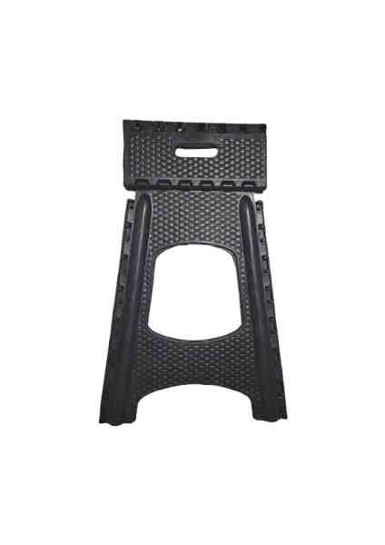 4 Adet Siyah Katlanır Sert Plastik Tabure Sağlam Dayanıklı Malzeme fırsatları