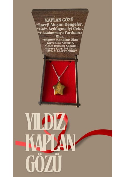Doğal Kaplan Gözü Taşı Kolye – Güç, Cesaret ve Dengenin Simgesi”