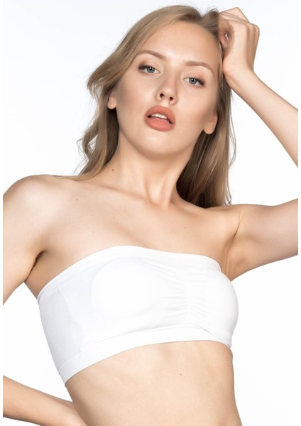 Miraxx Beyaz Mı Emay 4022 Pedli Straplez Korse fiyatları