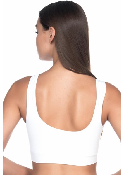 Miraxx Beyaz Mı Emay 4021 Pedli Kalın Askılı Büstiyer modelleri