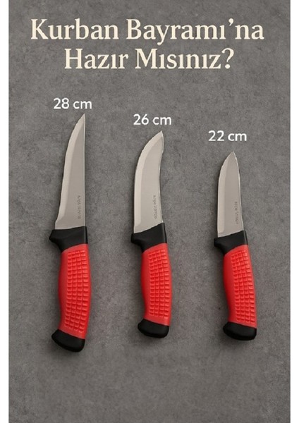 El Yapımı Üst Düzey Kaliteli 3'lü Bıçak Seti