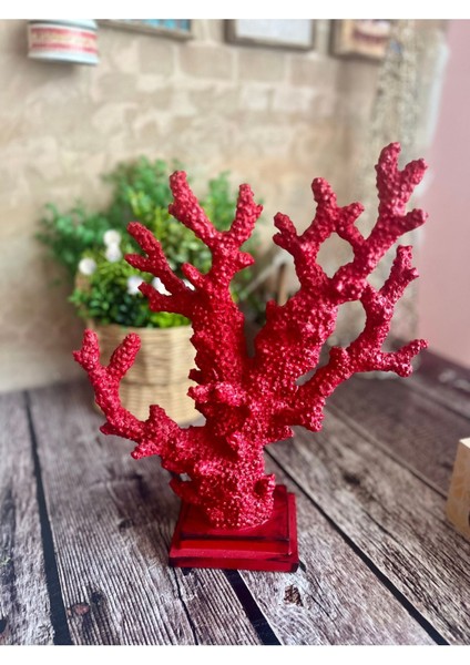 Büyük Boy Mercan Biblo ,ev Dekorasyonu