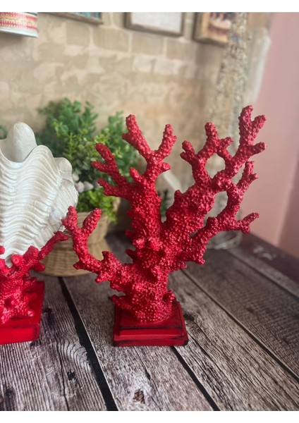 Büyük Boy Mercan Biblo ,ev Dekorasyonu modelleri