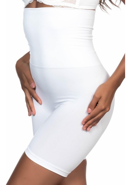 Miraxx Beyaz Mı Emay 2014 Yüksek Bel Double Paçalı Korse fiyatları