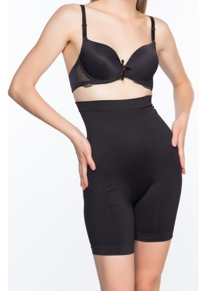 Miraxx Siyah Mı Emay 2063 Popo Açık Paçalı Korse