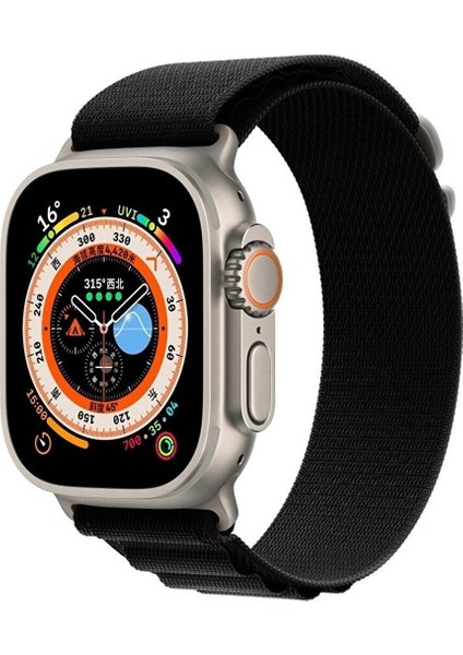 Apple Watch Seri 1/2/3/4/5/6/7/8/se/ultra 42MM 44MM 45MM 49MM Dikişsiz Premium Kumaş Alpine Loop Kordon