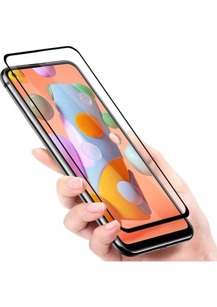Samsung Galaxy A53 Antistatik 5d Tam Kaplayan Ekran Koruyucu Cam