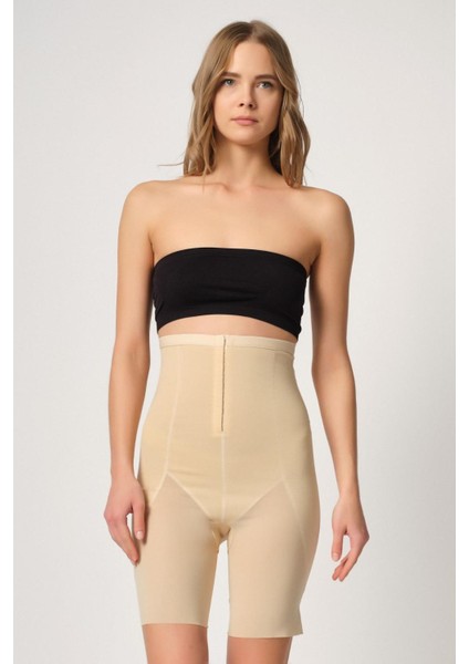 Miraxx Ten Mı Emay 2928 Ön Agraflı Tül Paçalı Lazer Korse