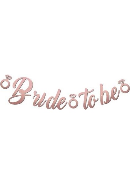 Bride To Be Kaligrafik Banner