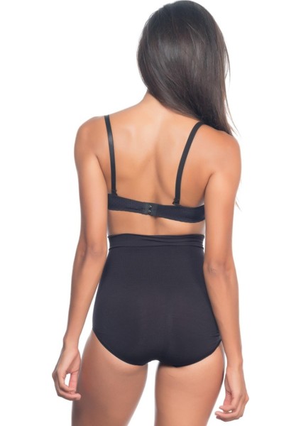 Miraxx Siyah Mı Emay 2057 Yüksek Bel Masajlı Slip Korse modelleri