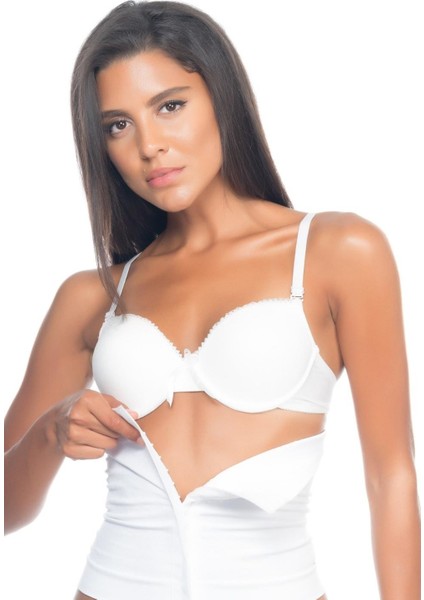 Miraxx Beyaz Mı Emay 2026 Agraflı Korse