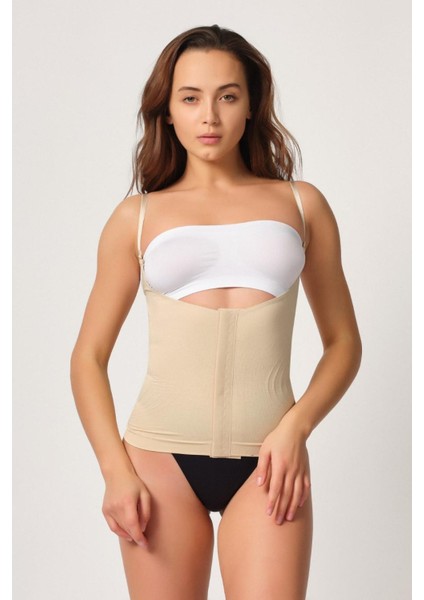 Miraxx Ten Mı Emay 2030 Agraflı Göğsü Açık Atlet Korse